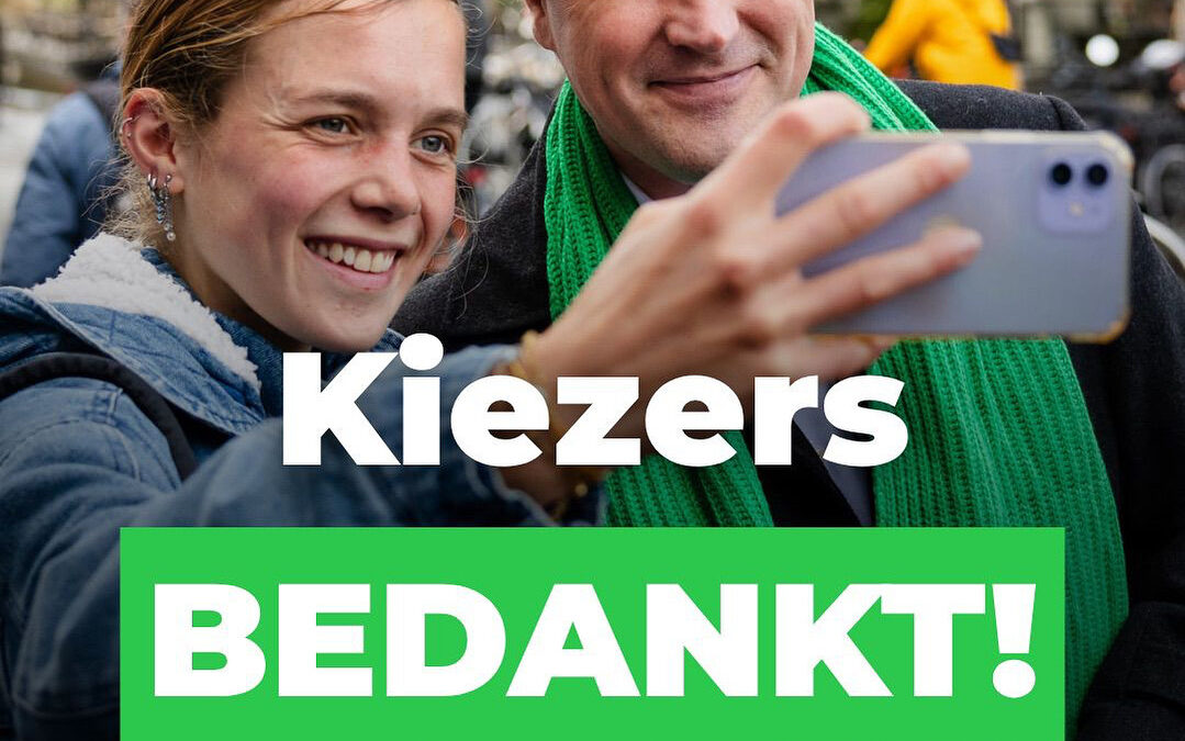 Kiezers bedankt!