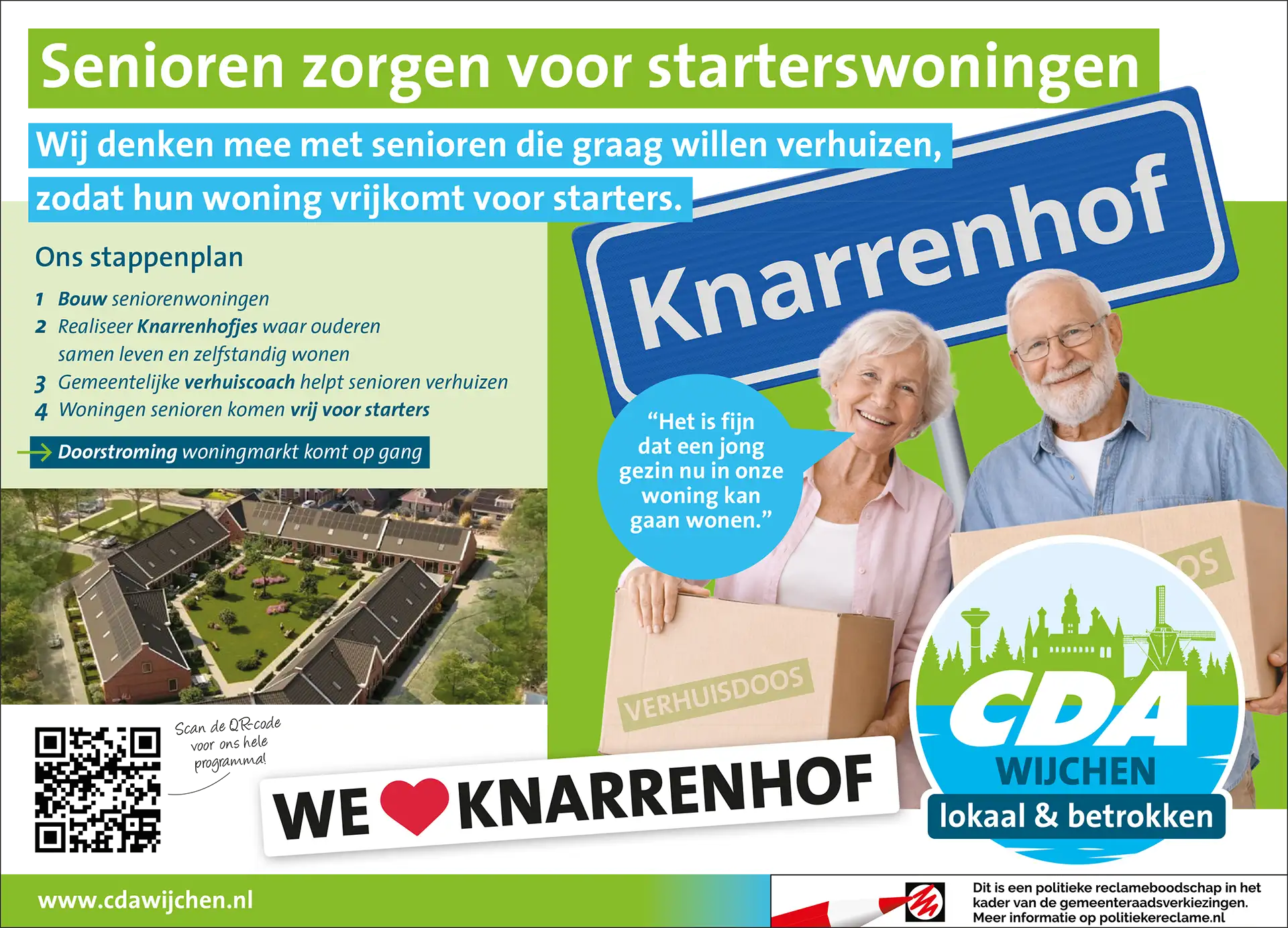Senioren zorgen voor starterswoningen