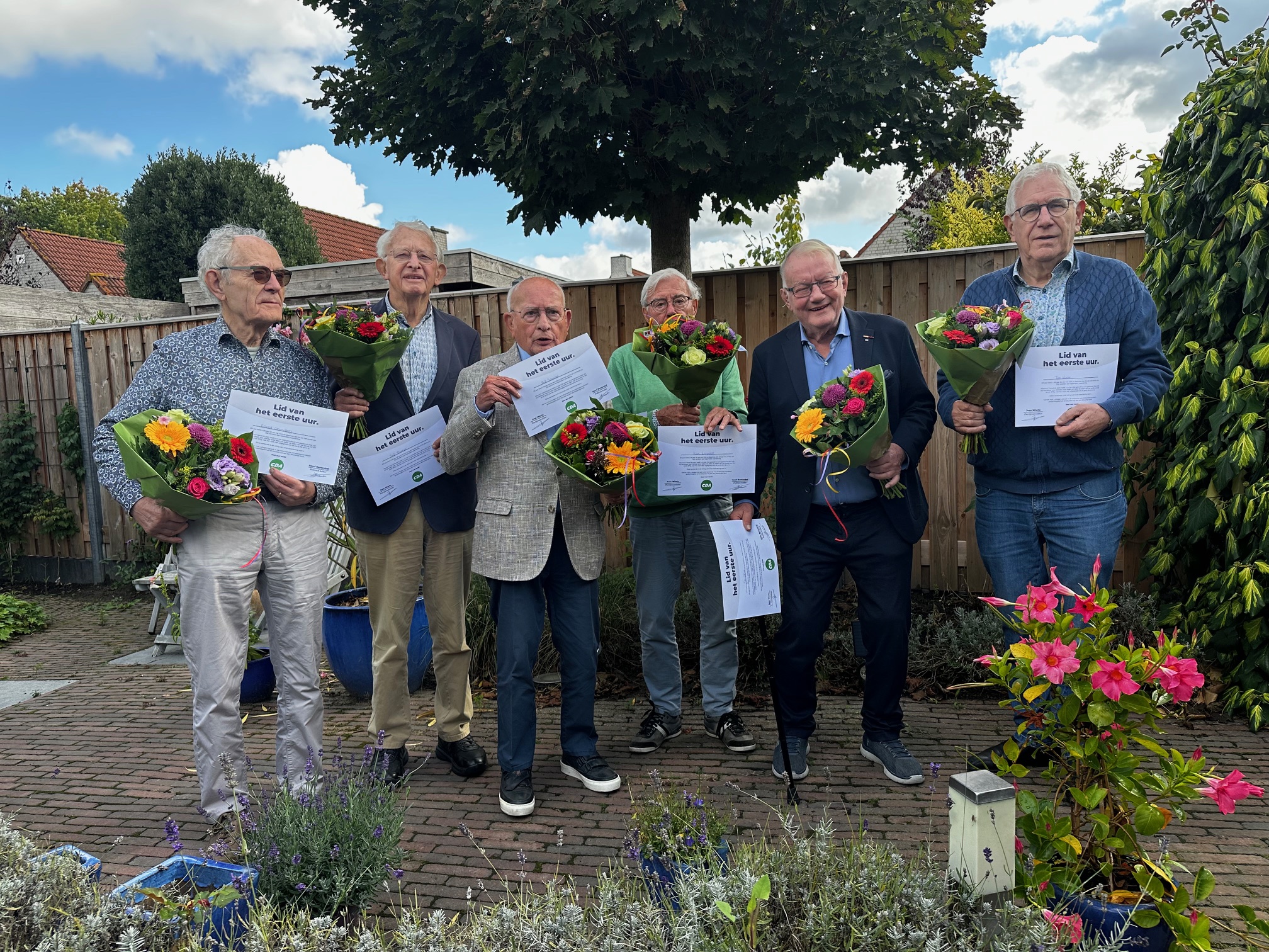 CDA Wijchen zet jubilarissen in het zonnetje